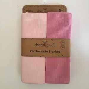 NEW Baby Blankets Set of 2 Pink Baby Gift | DreamGro